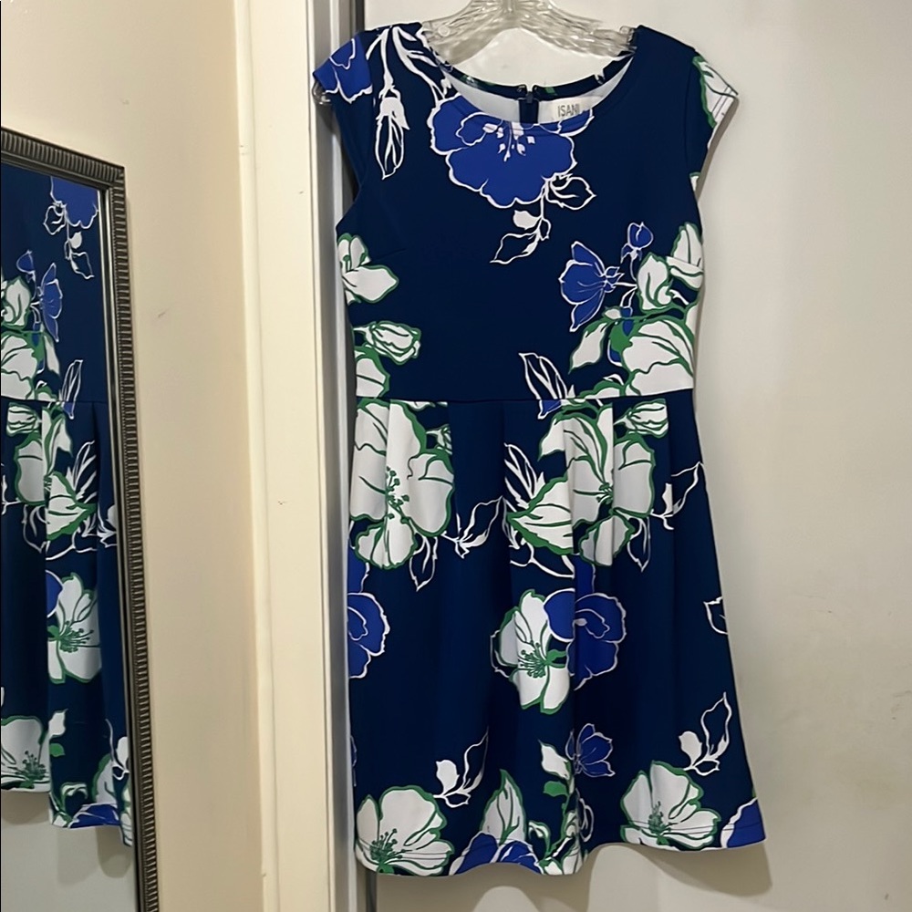 Target Blue Floral Mini Dress